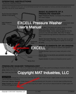 EXCELL Owned By MAT Industries Proof
