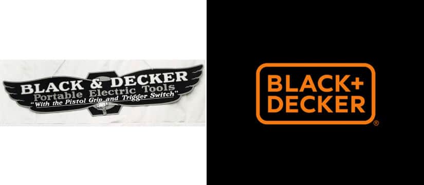 Black and Decker Logo Then and Now
