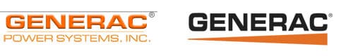 Generac Power Systems Logo Then and Now
