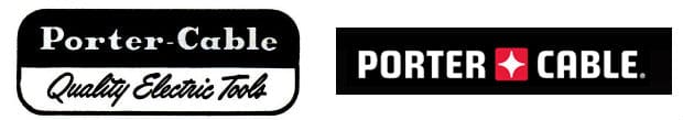 Porter Cable Logo Then and Now