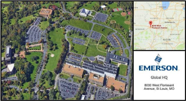 Emerson Electric Headquarters Card