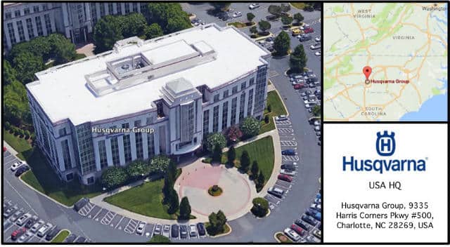 Husqvarna Group USA Headquarters Card
