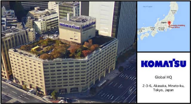 Komatsu Headquarters Card