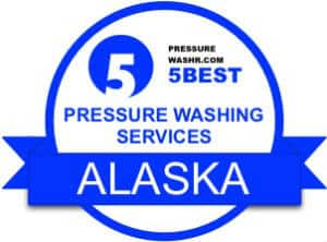Alaska pressure washing services badge
