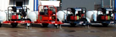 Alklean pressure washing trailer equipment rentals