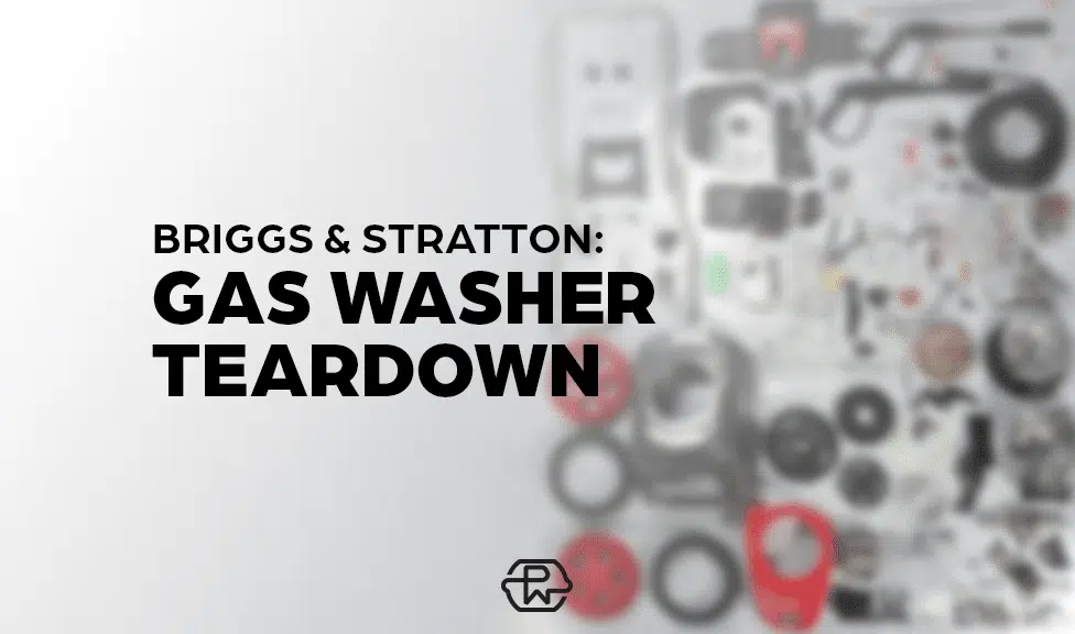 Briggs and Stratton Gas Pressure Washer Teardown (With picture of its 319 parts organized neatly)