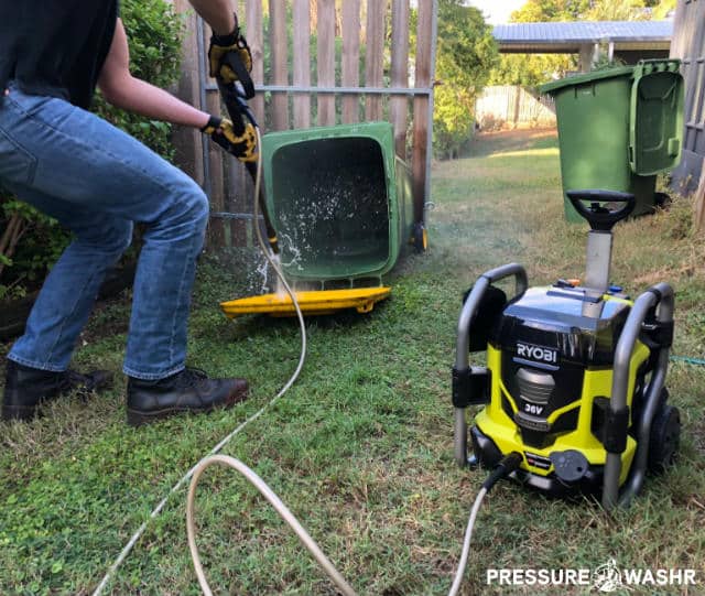 Testing Ryobi Cordless Battery Powered Pressure Washer