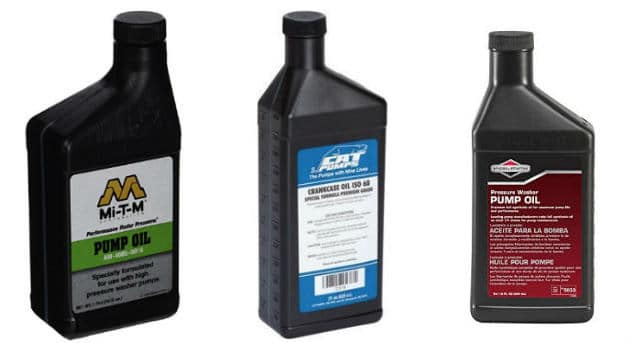 Different Brands Pressure Washer Pump Oil