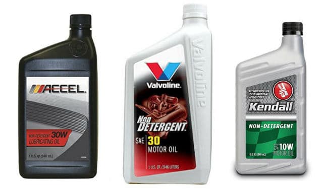 Non Detergent Motor Oil Available