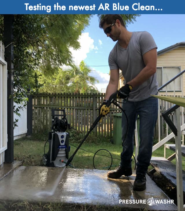 Testing Newest AR Blue Clean Pressure Washer