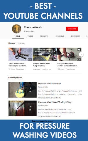 Best YouTube Channels For Pressure Washing Videos Intro Image