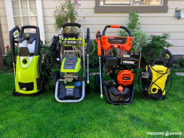 Testing Generac and Ryobi Pressure Washers