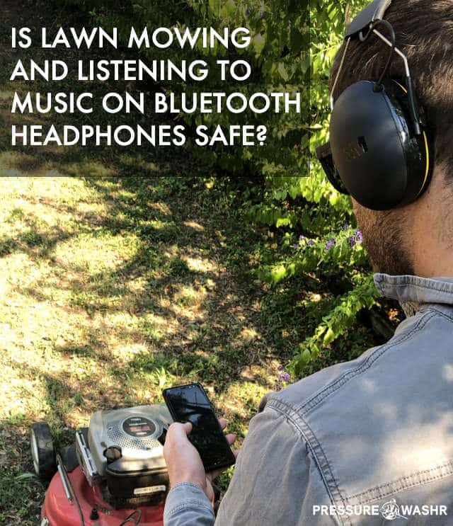 Noise cancelling discount earbuds for mowing