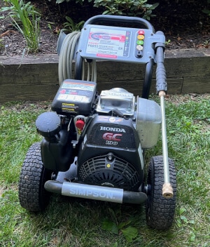 simpson megashot pressure washer